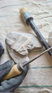 beeldhouwen diypakket samstone steen