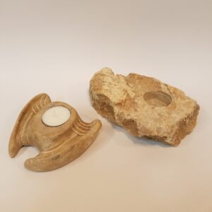 theelicht of bakje uit steen